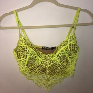 For Love and Lemons neon bralette